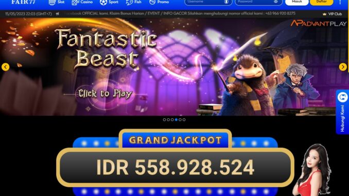FAIR77 Freebet Gratis RP 10.000 Tanpa Deposit
