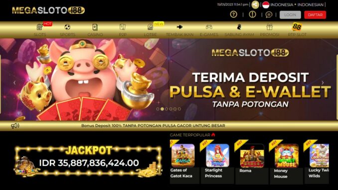 MEGASLOTO188 BONUS GAME SLOT 100% NEW MEMBER