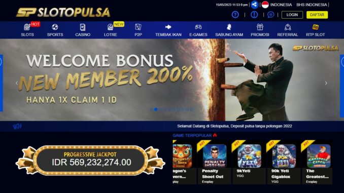 SLOTOPULSA BONUS SLOT 100% NEW MEMBER SLOTOPULSA BONUS SLOT 100% NEW MEMBER