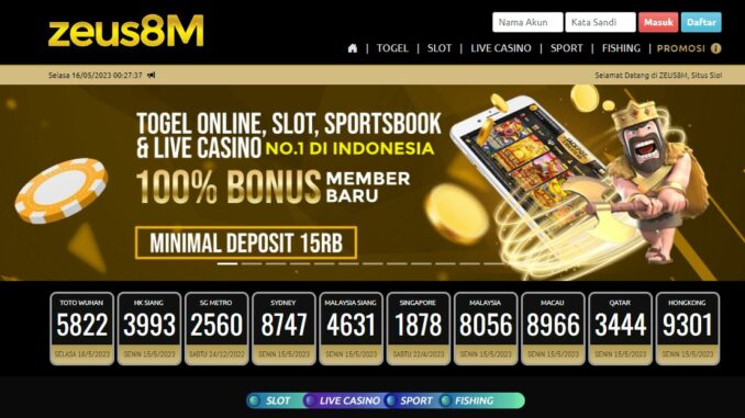 ZEUS8M BONUS SLOT 100% MEMBER BARU ZEUS8M BONUS SLOT 100% MEMBER BARU