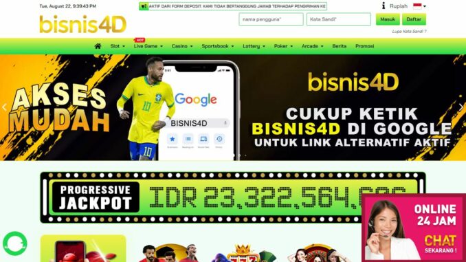 BISNIS4D BONUS SLOT MEMBER BARU 200% BISNIS4D BONUS SLOT MEMBER BARU 200%
