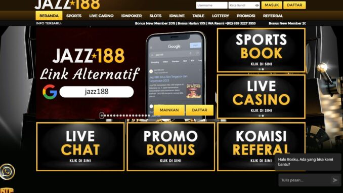 JAZZ188 Freebet Gratis Rp 50.000 Di Awal JAZZ188 Freebet Gratis Rp 50.000 Di Awal