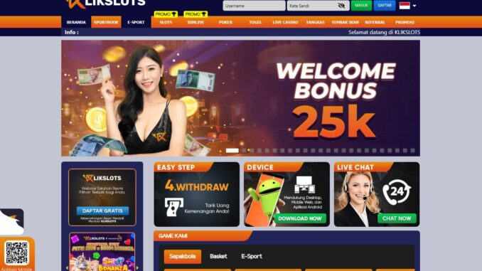 KlikSlots Freebet Gratis Rp 25.000 Tanpa Deposit KlikSlots Freebet Gratis Rp 25.000 Tanpa Deposit
