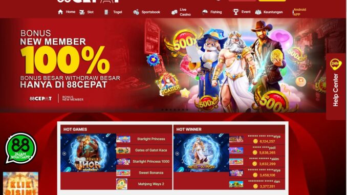 88CEPAT Freebet Gratis Rp 10.000 Tanpa Deposit 88CEPAT Freebet Gratis Rp 10.000 Tanpa Deposit