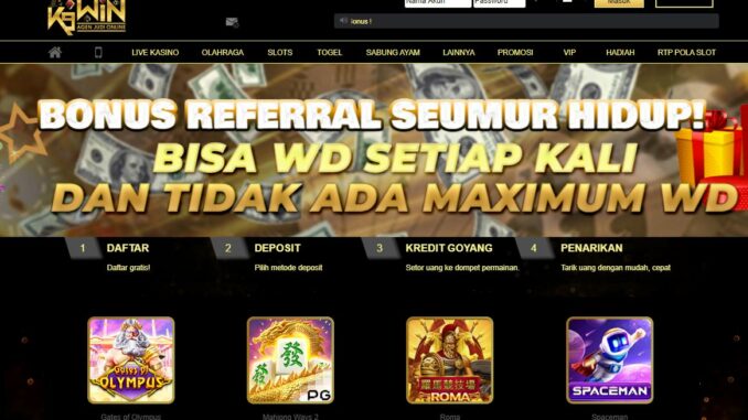 K9WIN Freebet Gratis Rp 30.000 Tanpa Deposit K9WIN Freebet Gratis Rp 30.000 Tanpa Deposit