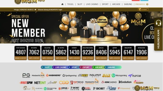 MGMTOTO Freebet Gratis Rp 15.000 Tanpa Deposit MGMTOTO Freebet Gratis Rp 15.000 Tanpa Deposit