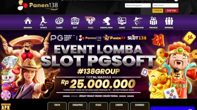 PANEN138 Freebet Gratis Rp 20.000 Tanpa Deposit PANEN138 Freebet Gratis Rp 20.000 Tanpa Deposit