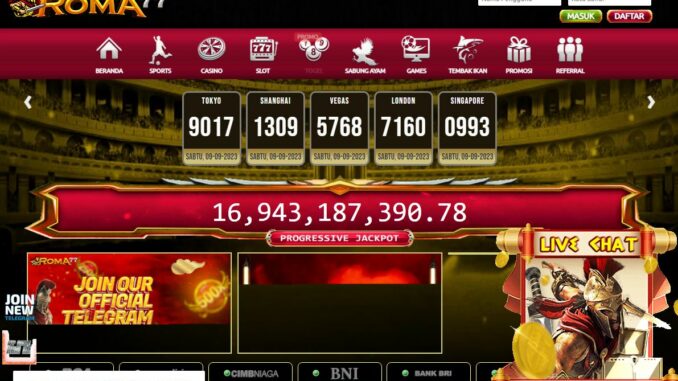 ROMA77 Freebet Gratis Rp 17.000 Di Awal ROMA77 Freebet Gratis Rp 17.000 Di Awal