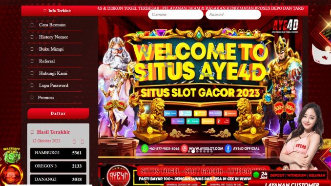 AYE4D Freebet Gratis Rp 15.000 Tanpa Deposit AYE4D Freebet Gratis Rp 15.000 Tanpa Deposit