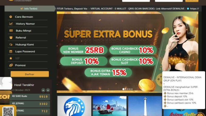 DEWALIVE BONUS SLOT FREE SPIN 30% DEWALIVE BONUS SLOT FREE SPIN 30%
