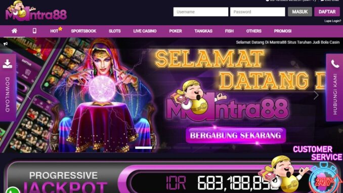 MANTRA88 BONUS SLOT MEMBER BARU 20% MANTRA88 BONUS SLOT MEMBER BARU 20%