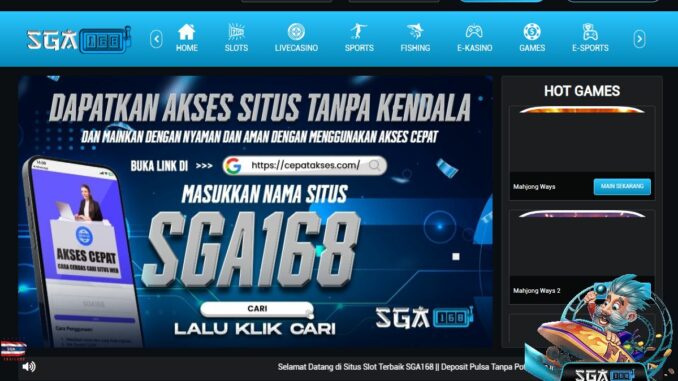 Sga168 Freebet Gratis Rp 20.000 Tanpa Deposit