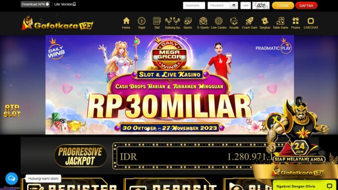 Gatotkaca123 Freebet Gratis Rp 10.000 Tanpa Deposit