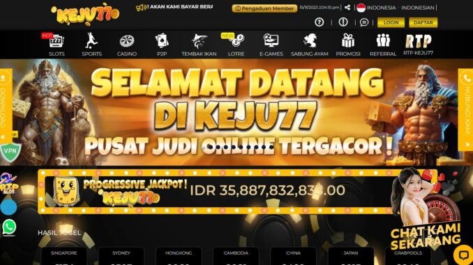 Keju77 Freebet Gratis Rp 20.000 Tanpa Deposit