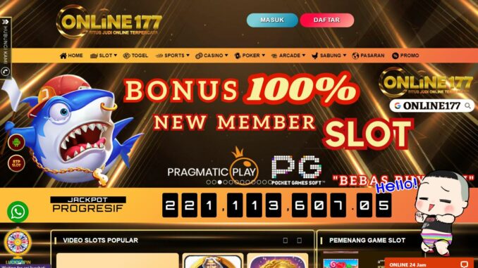 Online177 Freebet Gratis Rp 17.000 Tanpa Deposit